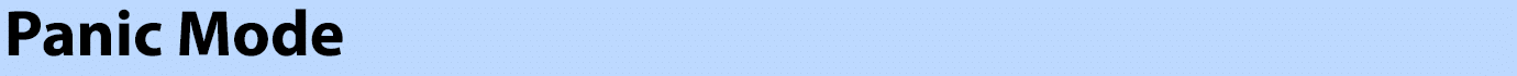 Panic Mode